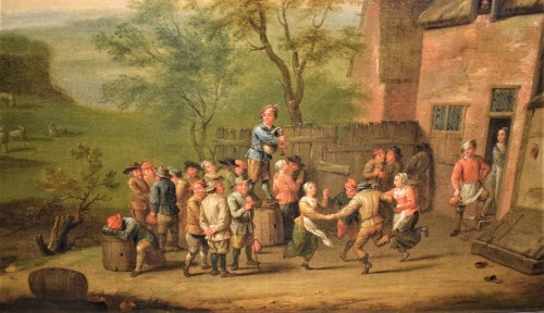 Tableaux et dessins Tableaux XVIIe siècle - Fête au Village - Atelier de David Teniers les Jeunes